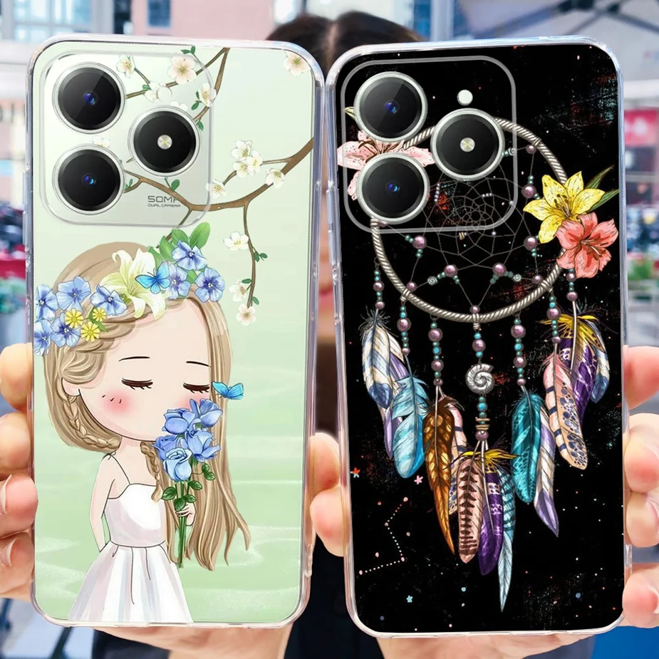 Funda Realme C63 Silicona – Diseño Floral Antigolpes - imagen 5