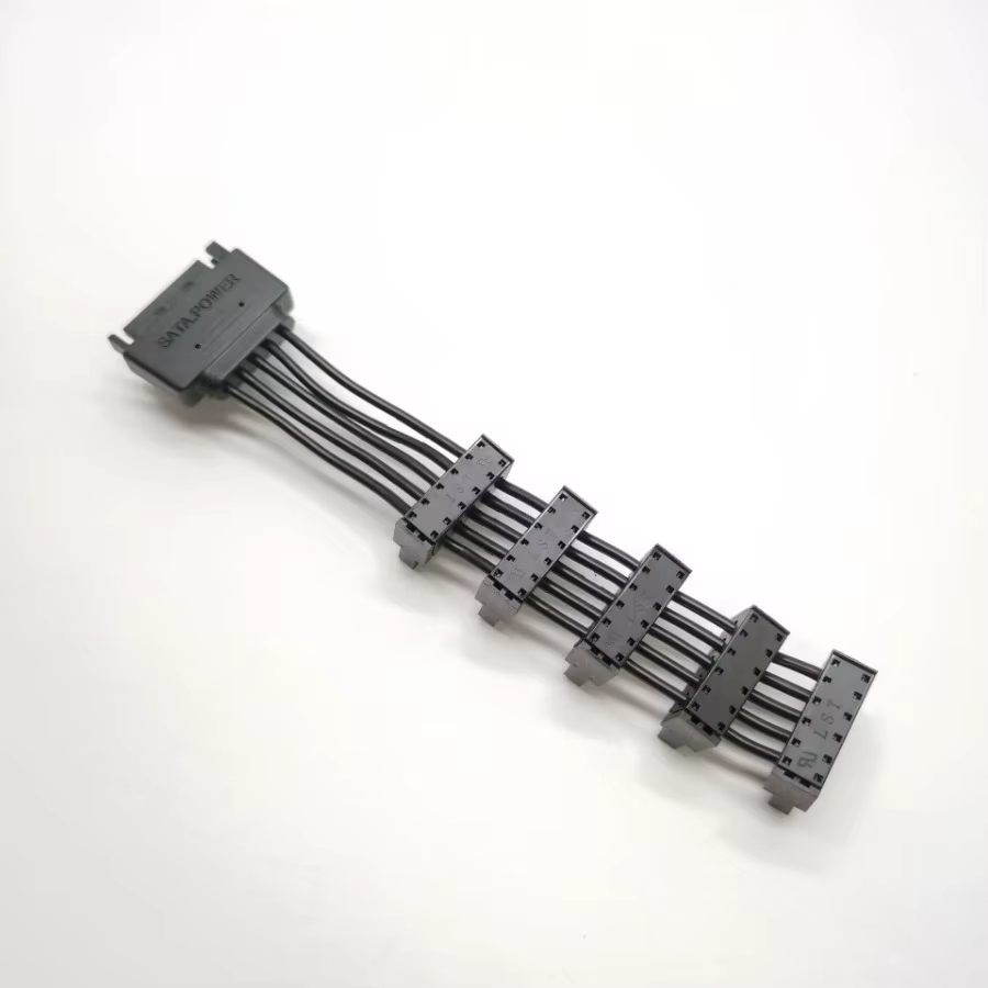 Cable divisor SATA en configuración real