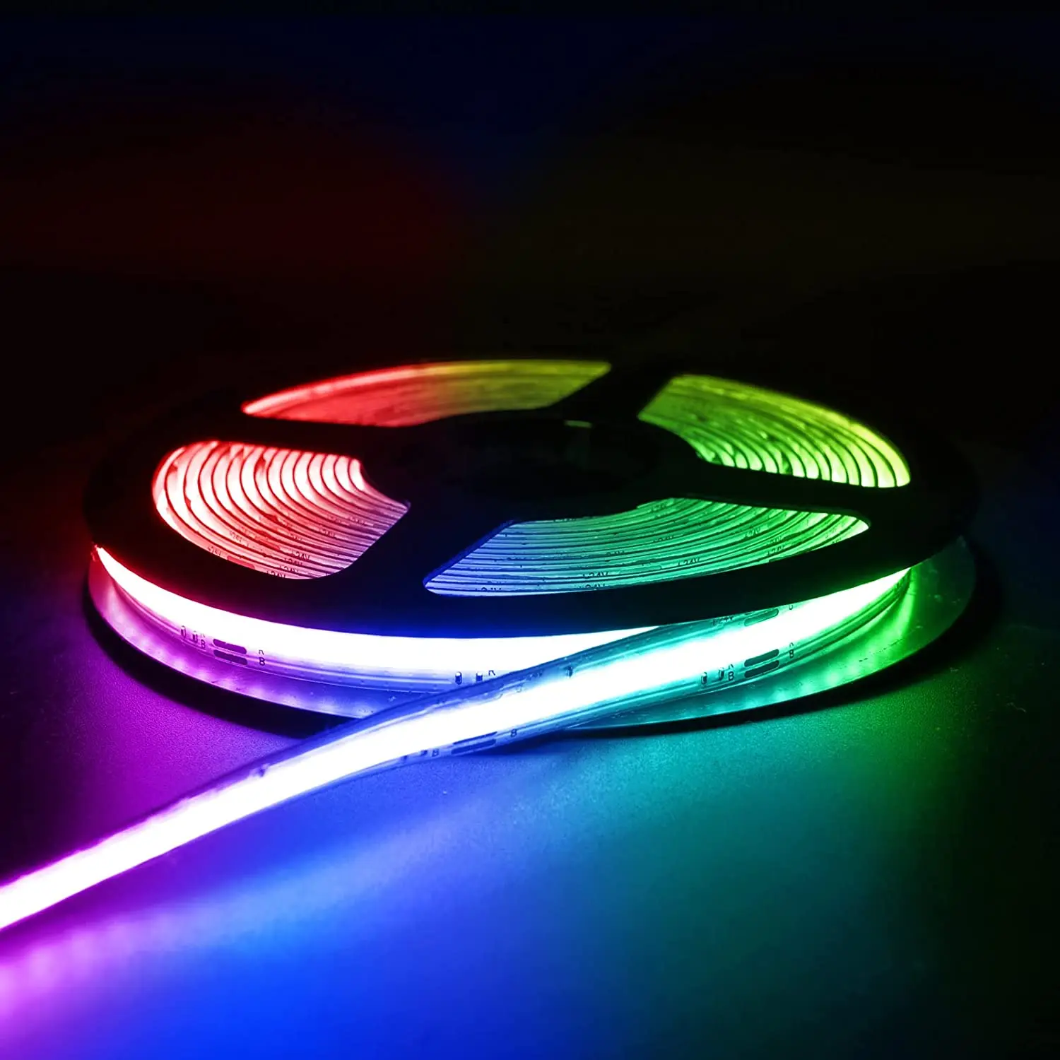 Efecto RGB multicolor en ambiente