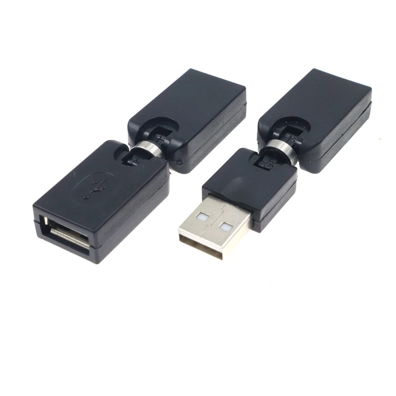 Adaptador USB 2.0 Macho a Doble Hembra Giratorio 360° - imagen 3