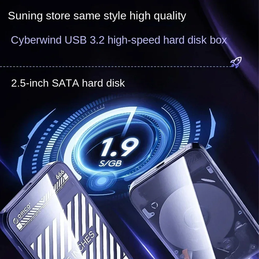 ORICO Carcasa Disco Duro 2,5" USB-C SATA Portátil Externa - imagen 4