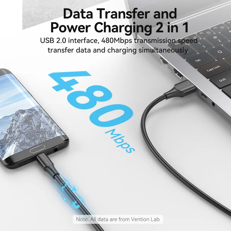 Vention Cable Micro USB de Carga Rápida y Datos para Android - imagen 2