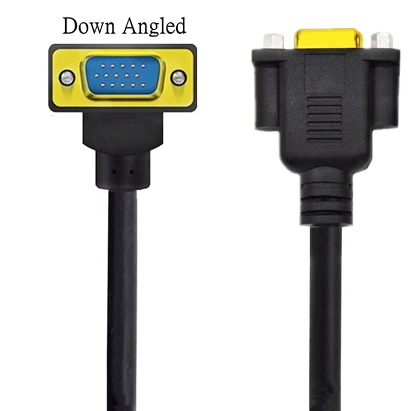 Cable Extensión VGA Macho Hembra – Codo 90 Grados Full HD - imagen 4