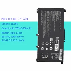 Batería HT03XL para portátil HP Pavilion 14-CE y 15-CS