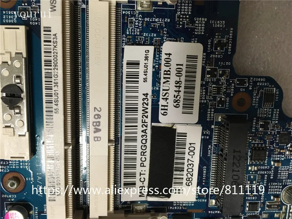 Placa base HP Pavilion DV7-7000 Yourui probada y funcional - imagen 3