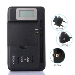 Cargador móvil multiconector USB con pantalla LCD red universal