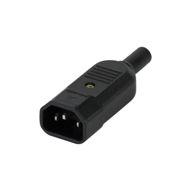 Conector IEC C13/C14 SanCableCord — vista frontal