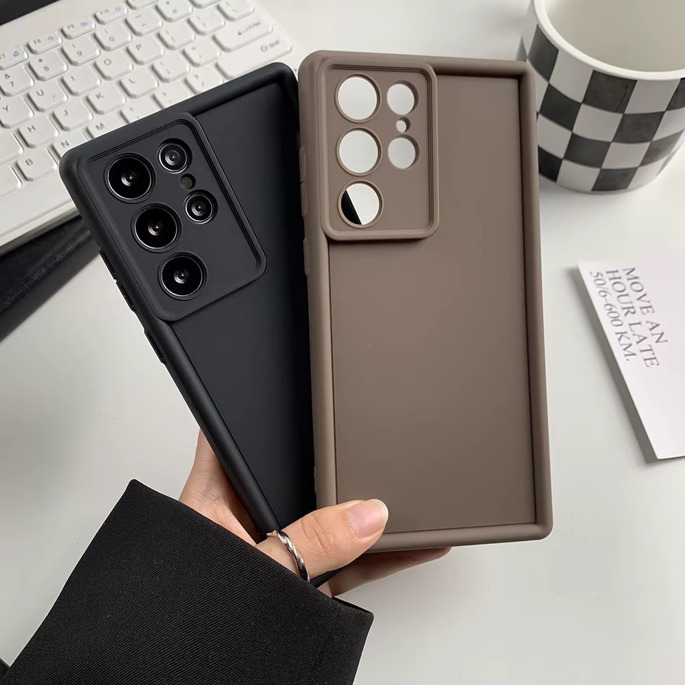 Funda de silicona líquida premium en color sólido