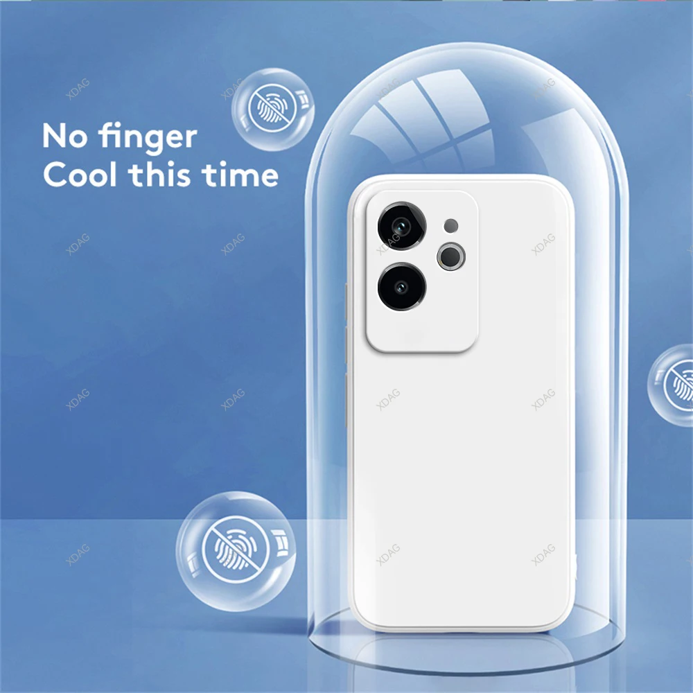 Funda Silicona Realme GT 6 5G – Borde Recto Antigolpes - imagen 5