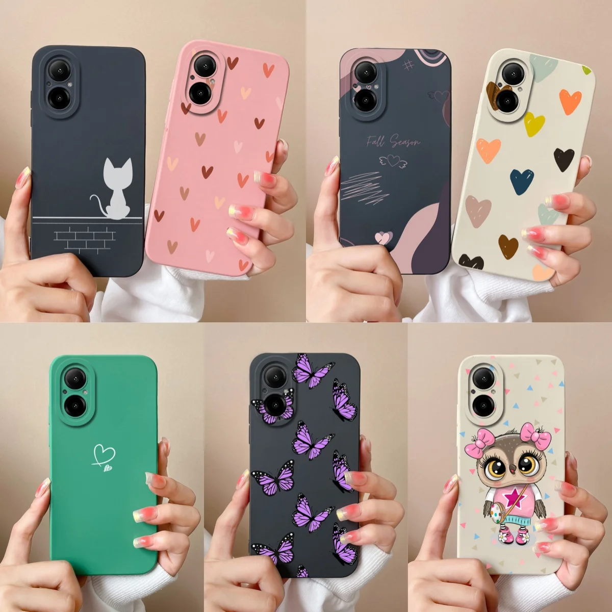 Funda Mariposa Silicona Líquida Realme C67 – Protección Cámara Antigolpes - imagen 5