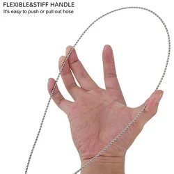 Cepillo flexible de nailon para limpiar desagües y mangueras