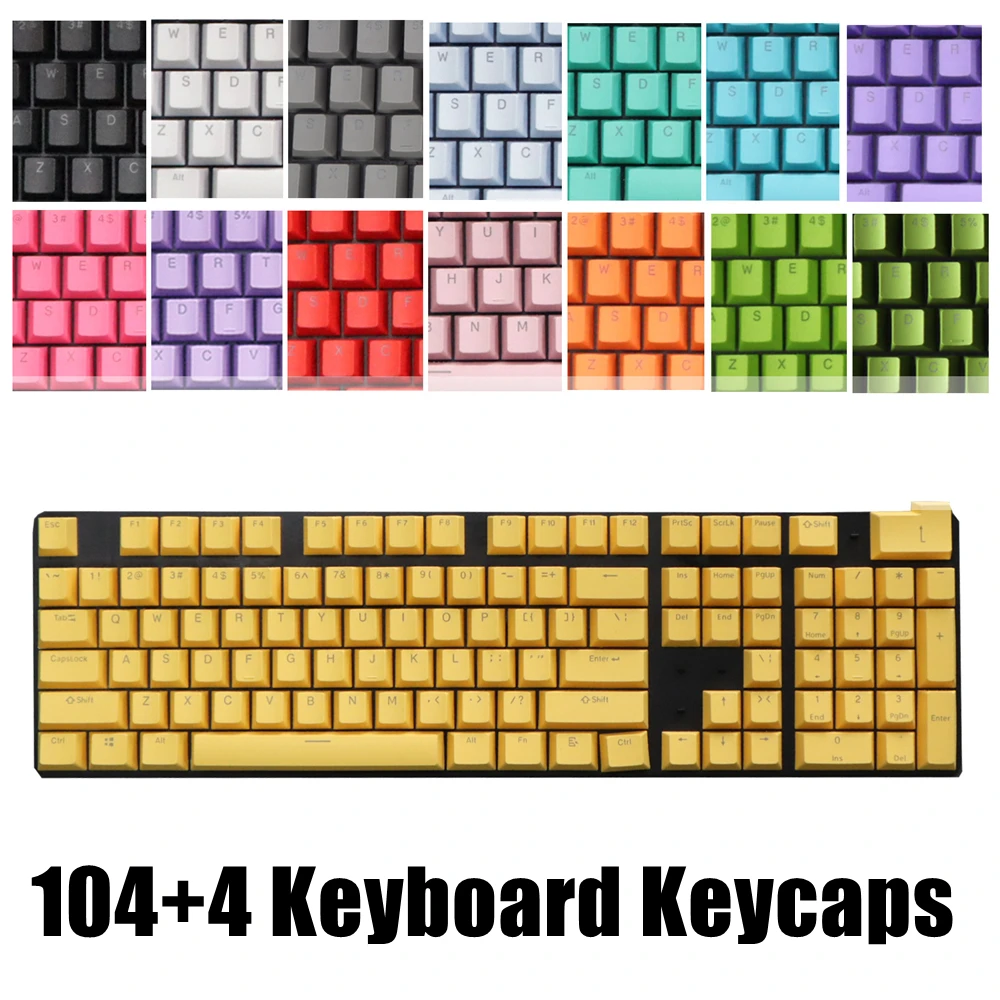 Teclas Traslúcidas PBT/ABS Teclado Mecánico – Doble Disparo OEM - imagen 4