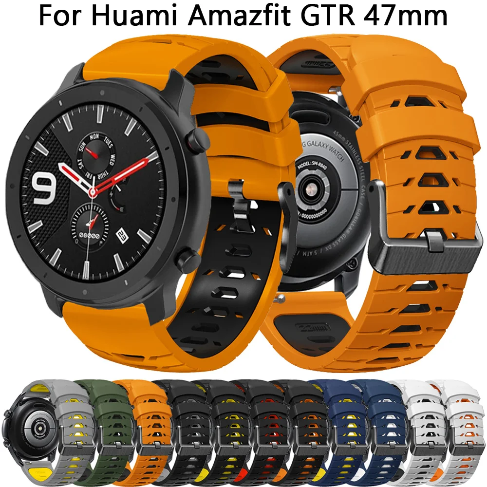 Correa Silicona Amazfit GTR 2 / 2e / Stratos 3 / 4 / 3 Pro - imagen 2