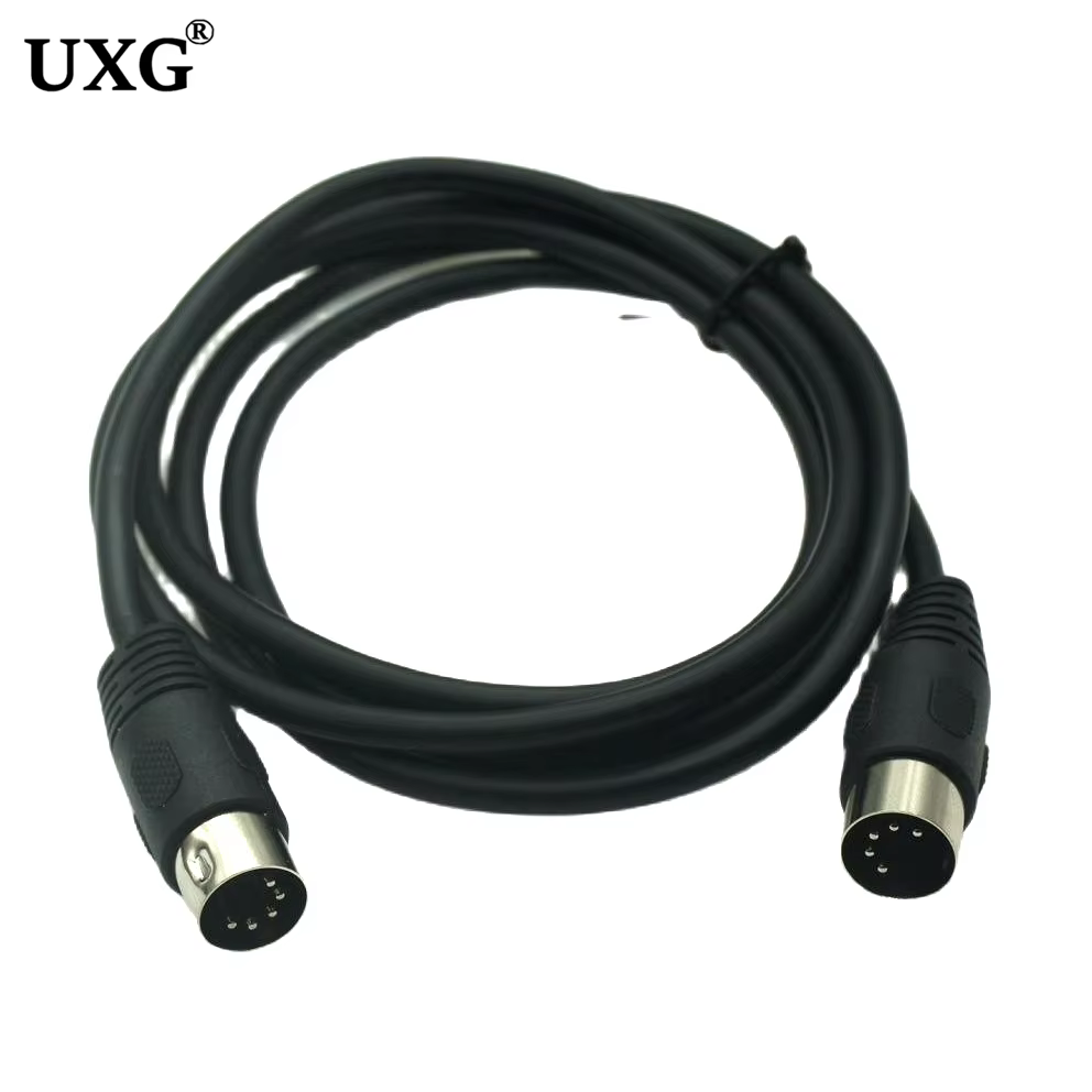 Conectores DIN 5 pines macho del cable MIDI