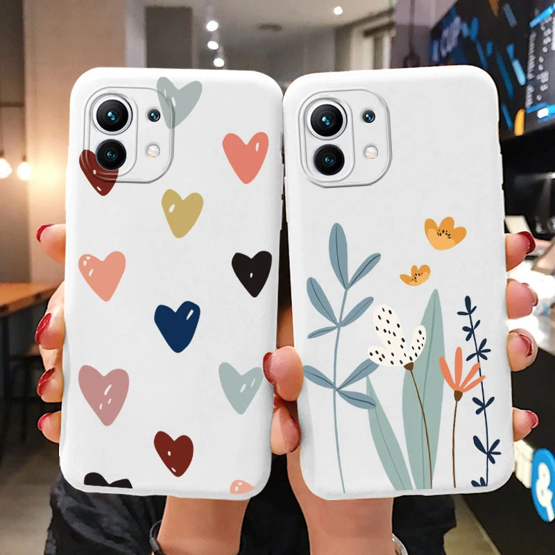 Xiaomi Mi 11 Lite 5G NE Funda Floral TPU Suave - Protección Decorativa - imagen 2