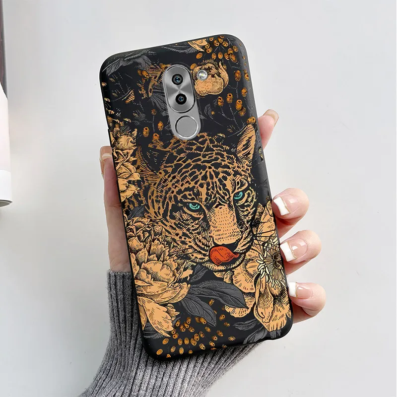 Funda Silicona Huawei GR5 Mate 9 Lite Honor 6X - Gato Antigolpes