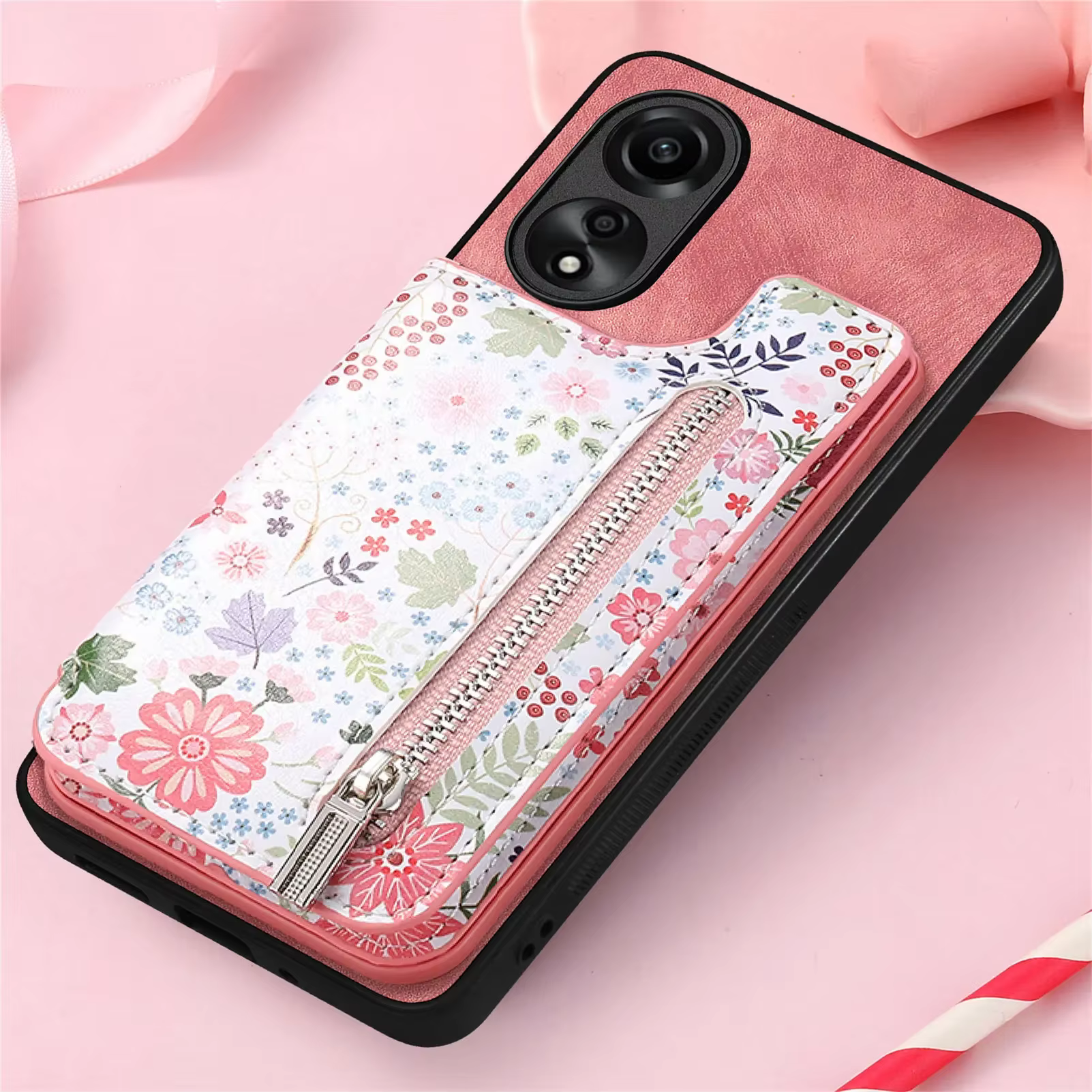 Funda cuero OPPO Realme con tarjetero – A78 A58 A93 C55 - imagen 2