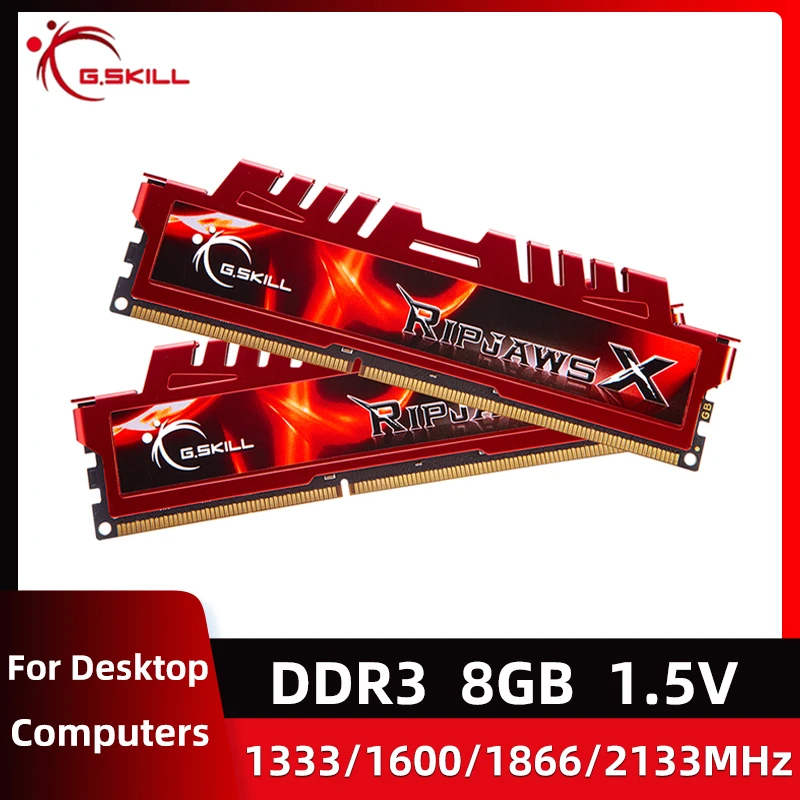 G.Skill Ripjaws X Módulo RAM DDR3 8GB 1600MHz PC3-12800 - imagen 5