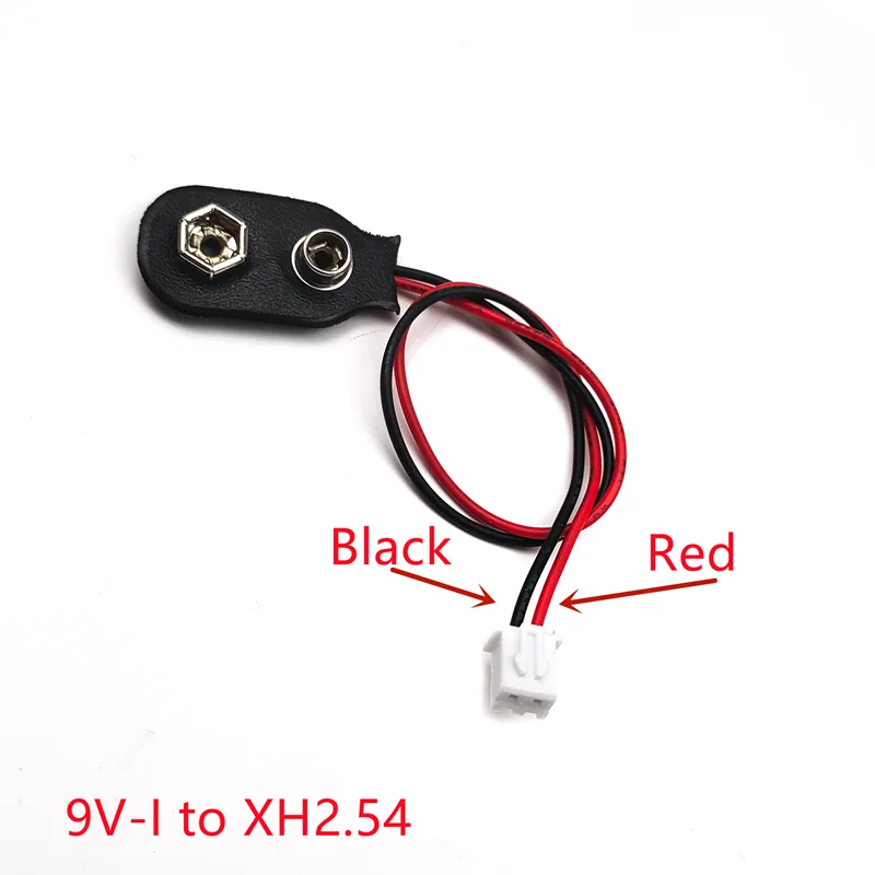 Cables adaptadores para batería 9V con conectores XH2.54 y PH2.0