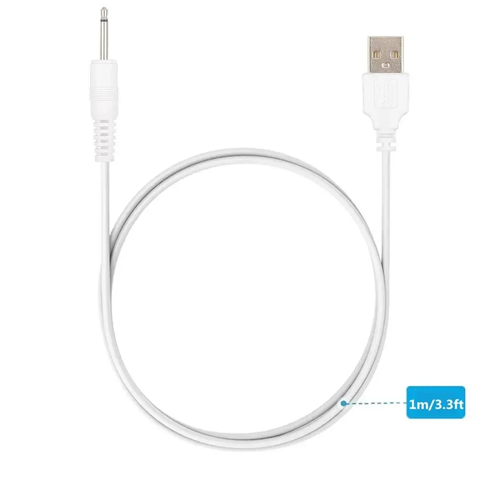 Cable cargador USB a DC 2,5 mm para masajeadores recargables - imagen 2