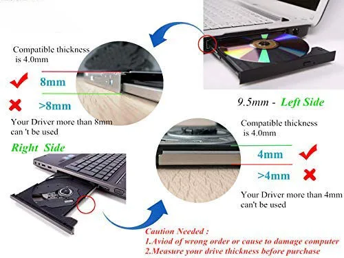 Grabadora DVD interna Ninth World 9,5mm