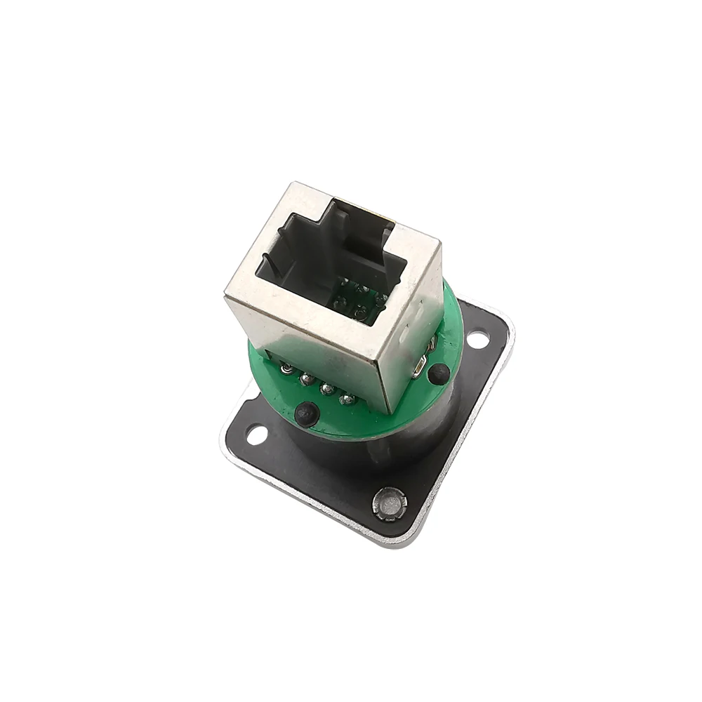 Conector RJ45 Hembra con Escudo Metálico Angular para Panel - imagen 5