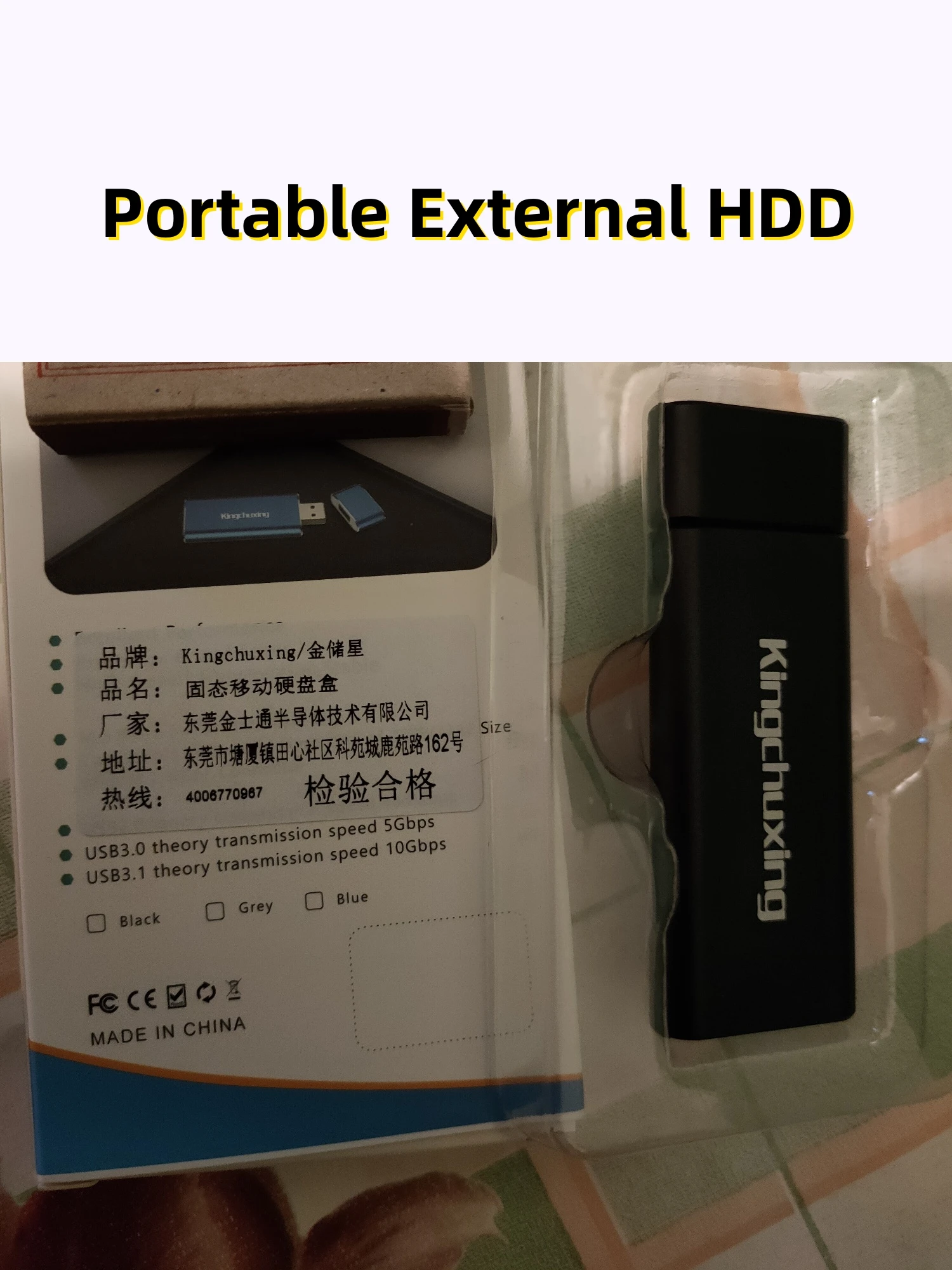 SSD portátil Kingchuxing
