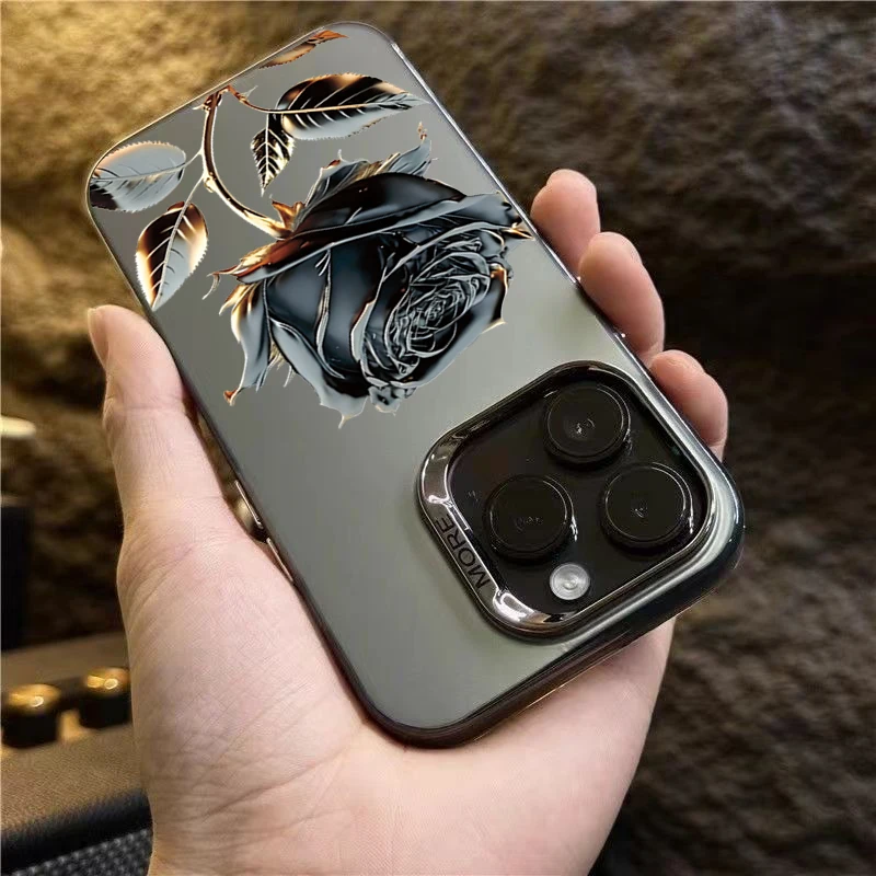 Funda IMD para Xiaomi y POCO – Negra, dorada, rosa y plateada - imagen 5
