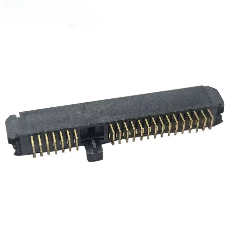 Vista frontal del conector