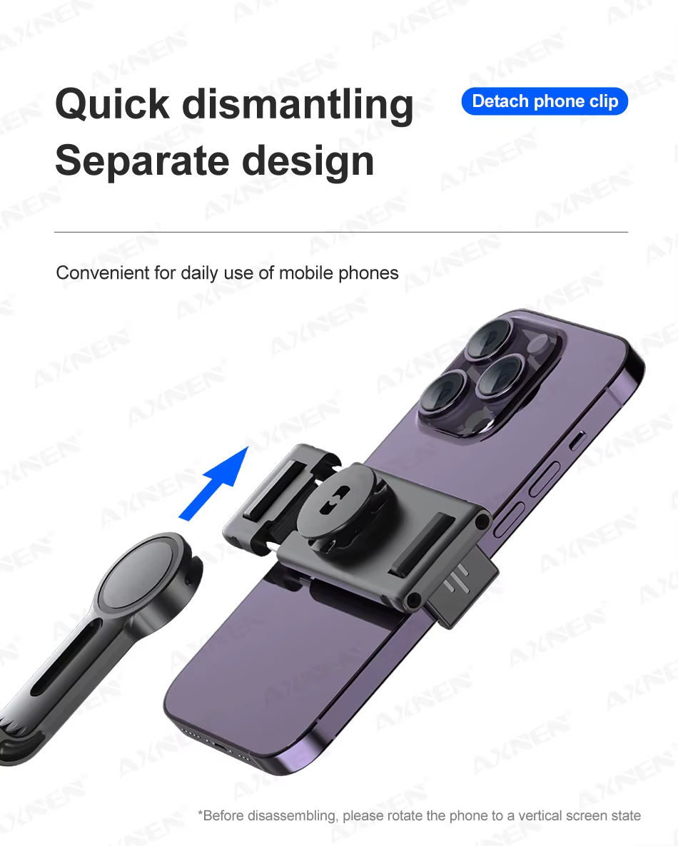Diseño desmontable y almacenamiento portátil