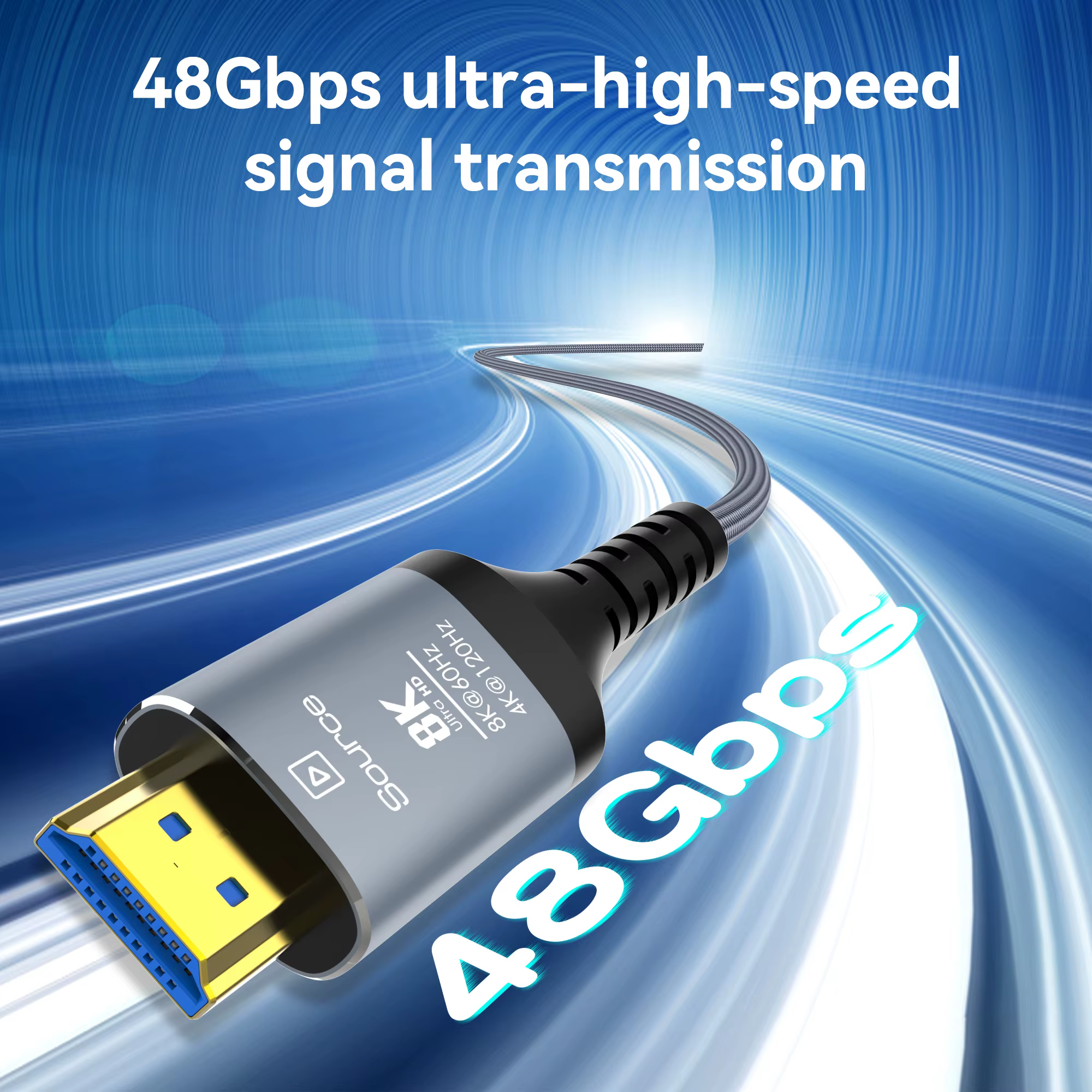 Connector chapado en oro 24K