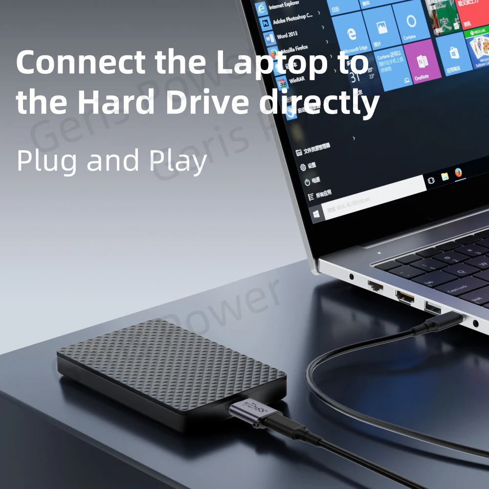 Adaptador USB-C a Micro USB 3.0 – Velocidad 10Gbps - imagen 3