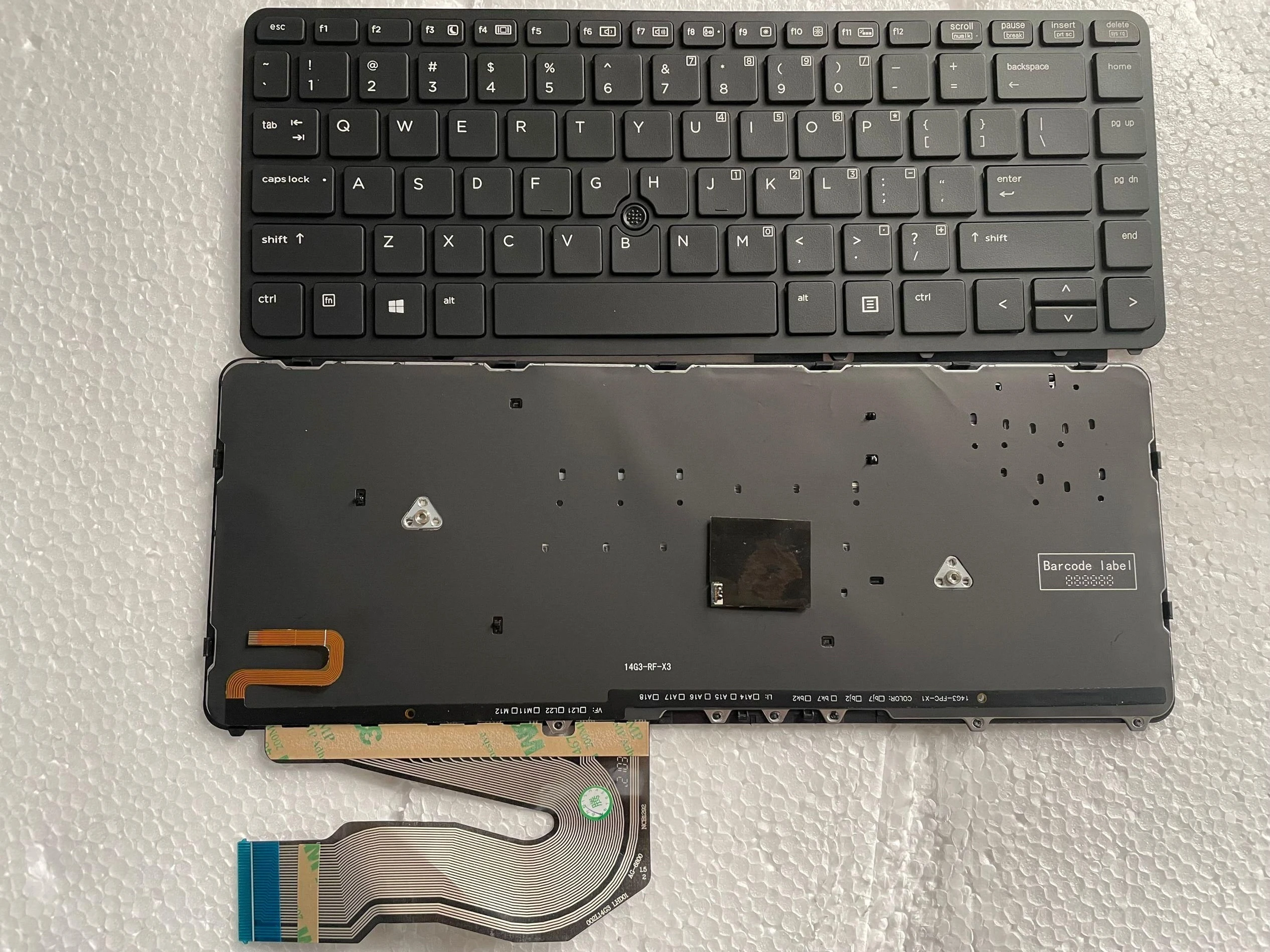 Teclado HP US con retroiluminación
