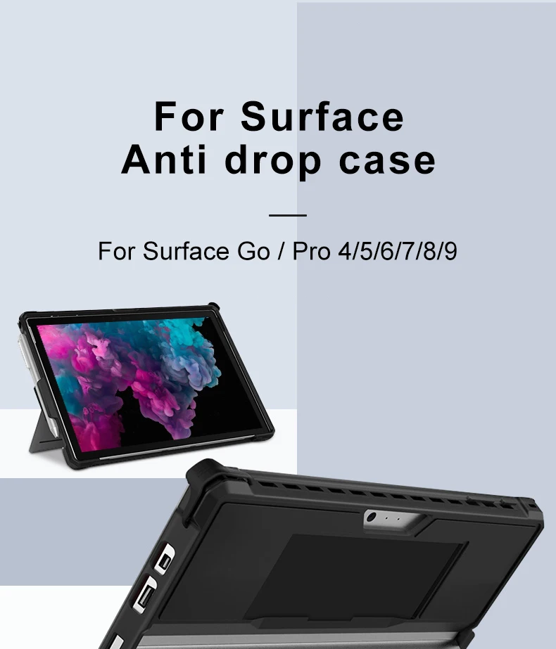 Funda protectora EGYAL en gris para Surface