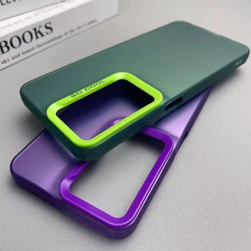 Funda protectora con líneas onduladas en color caramelo