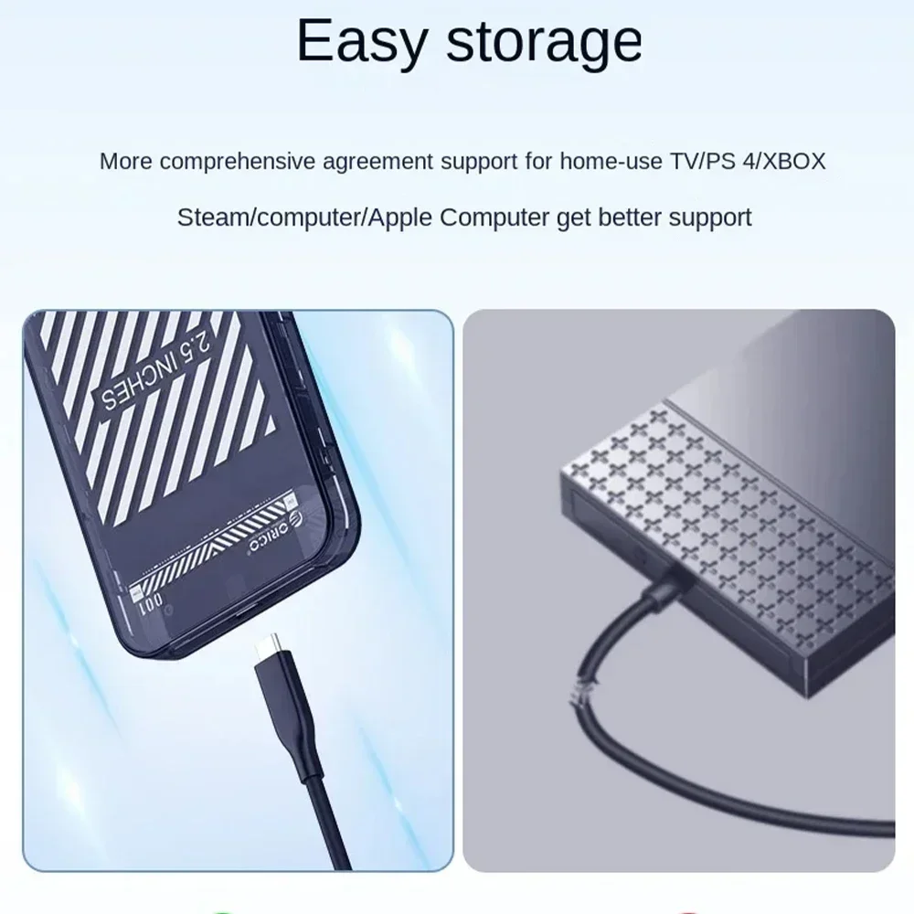 ORICO Carcasa Disco Duro 2,5" USB-C SATA Portátil Externa - imagen 5