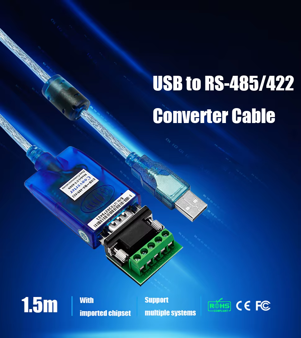 Convertidor USB a RS-485/RS-422 con conector DB9