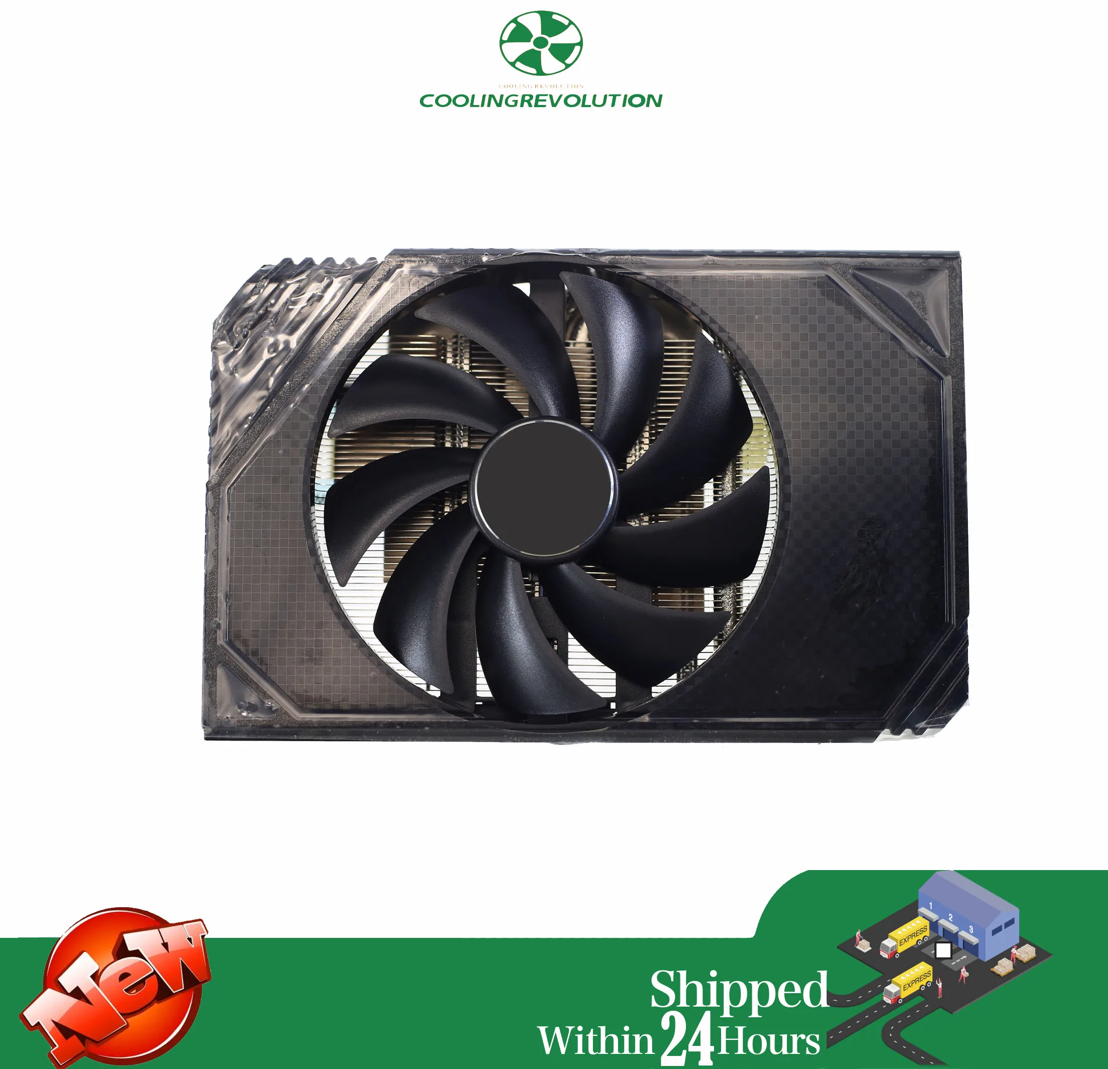 Ventilador disipador FD10015H12S vista frontal