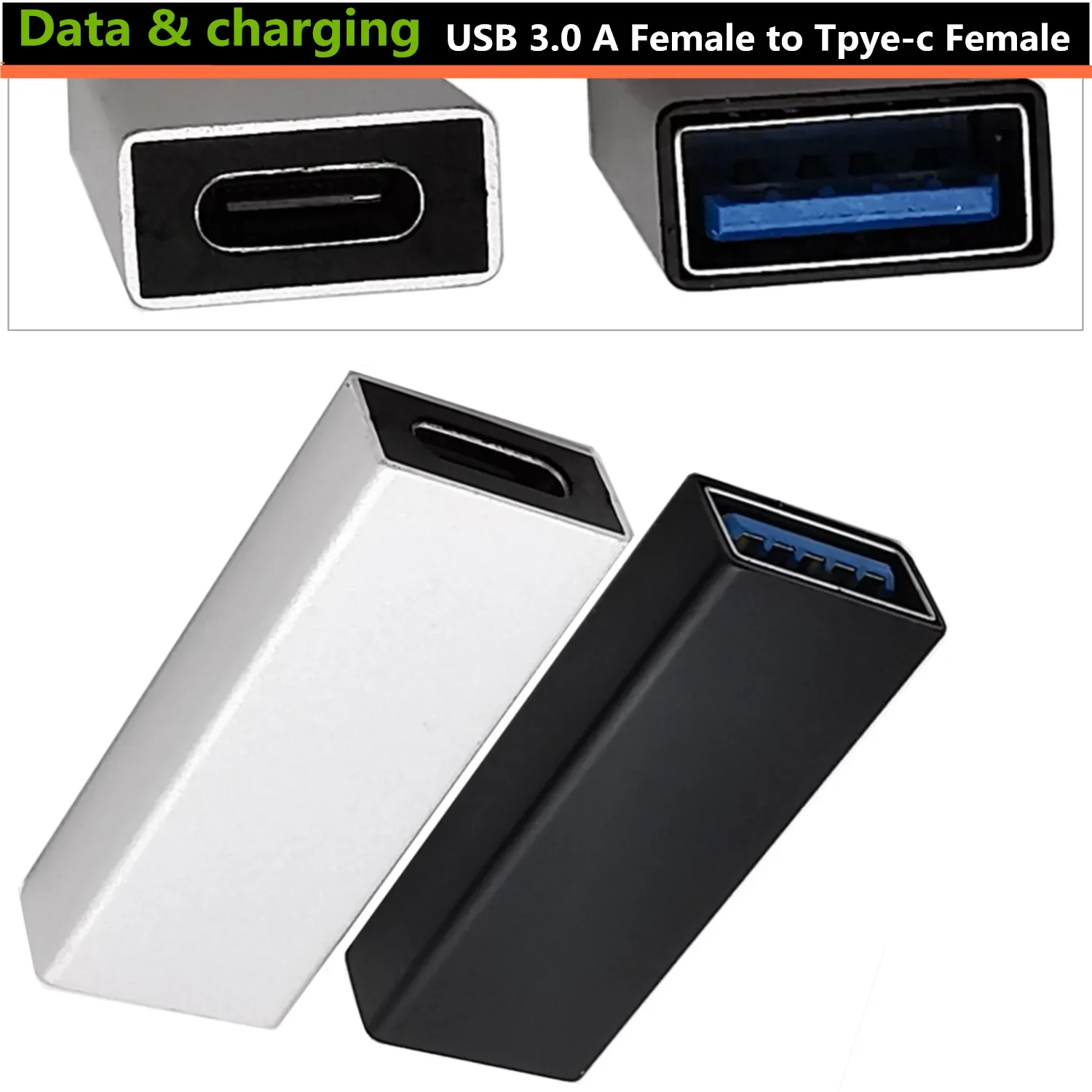 Adaptador USB-C Hembra a USB-A 3.0 5 Gbps