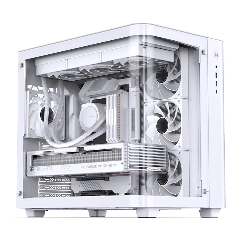 JONSBO TK-3 Caja ATX panorámica con USB-C y doble radiador de 360 mm - imagen 2