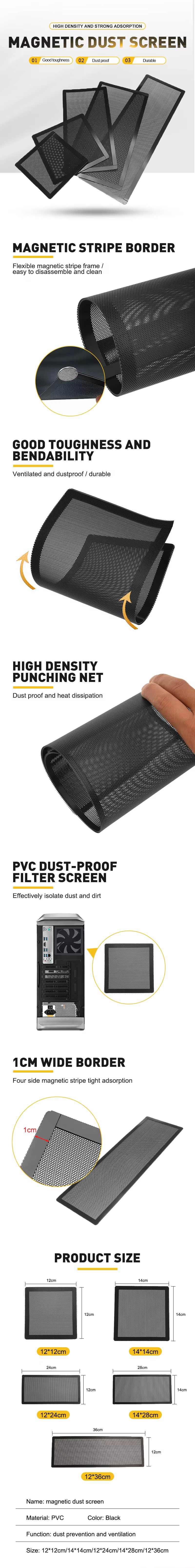 Malla antipolvo con cubierta de PVC