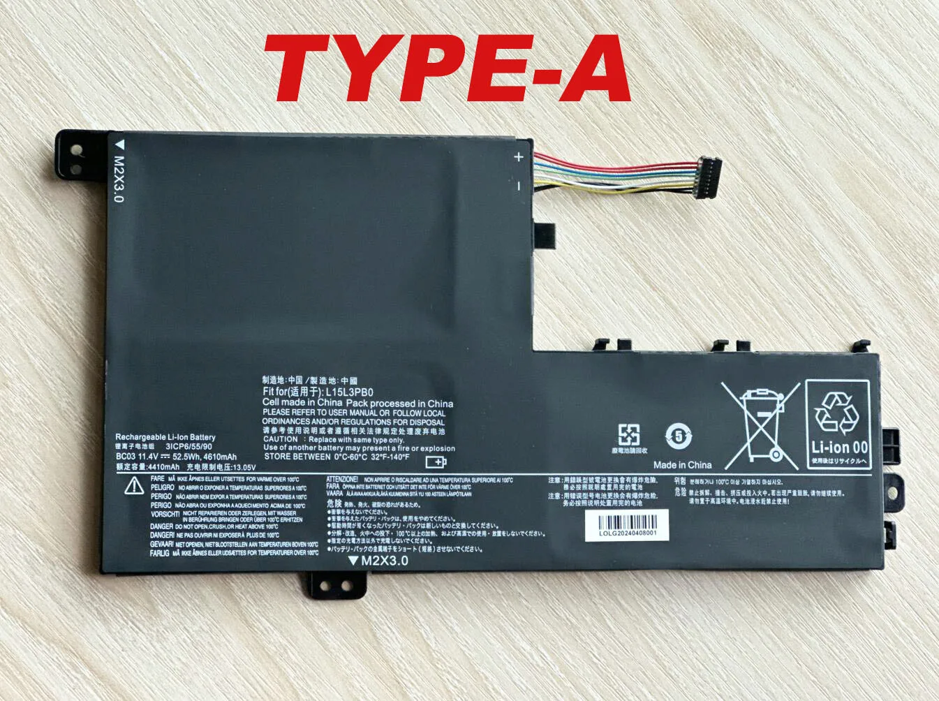 Batería Recambio Lenovo Yoga 520 / IdeaPad 320S / Flex 4 - imagen 4