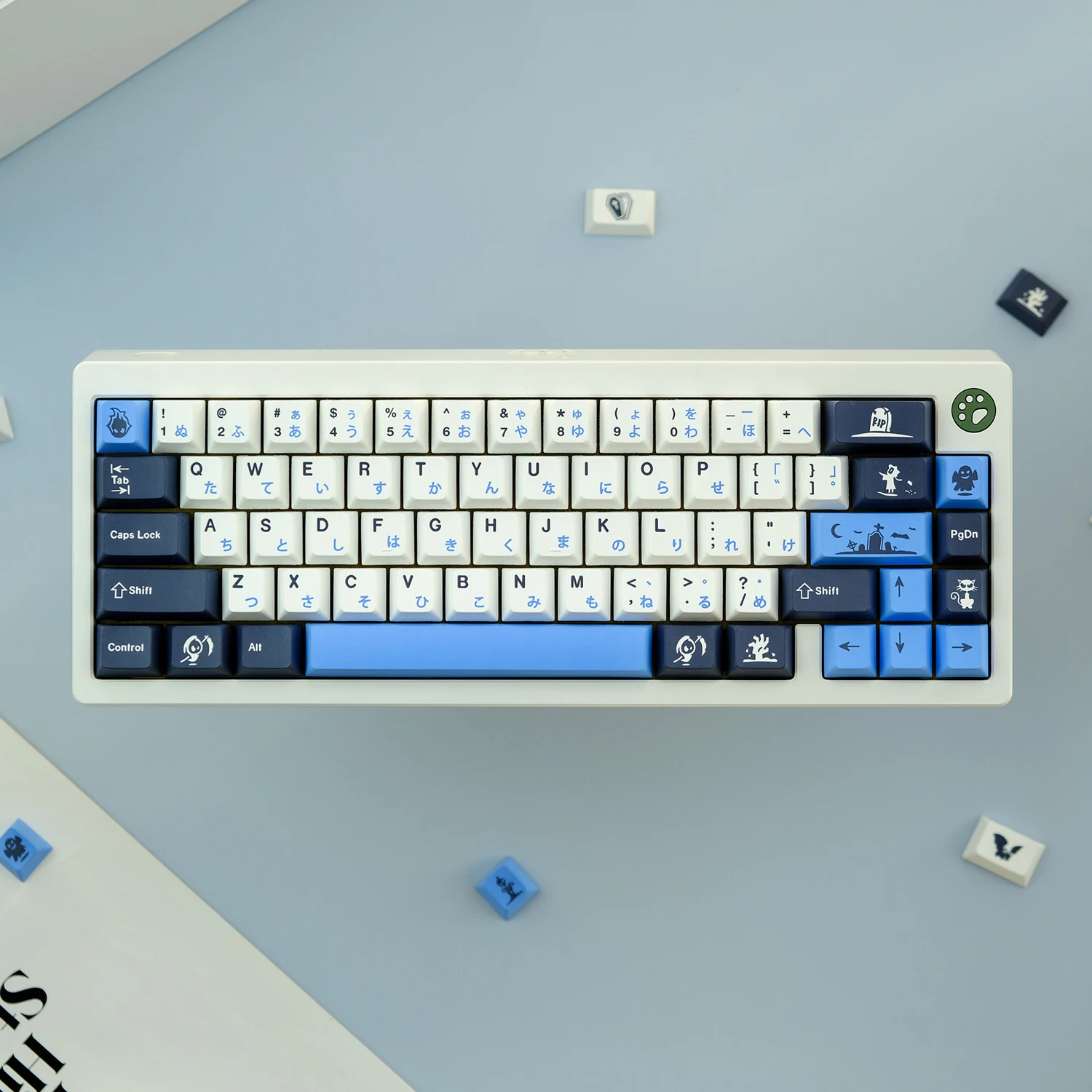 Set Keycaps PBT Perfil Cherry GMK Medianoche – Sublimación