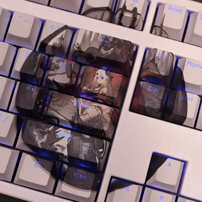 Arknights Mudrock Juego de Teclas PBT Retroiluminadas Anime - imagen 5