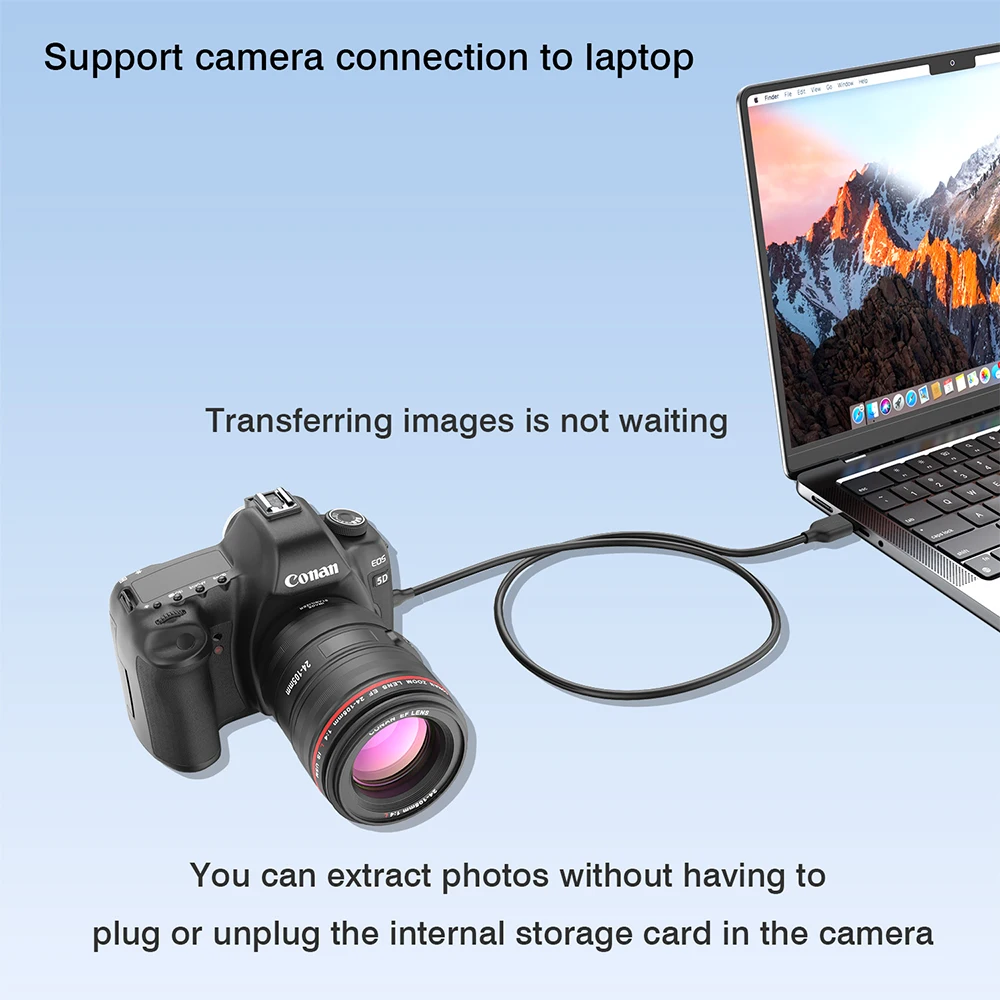Cable USB-C UGOURD Carga rápida y alta velocidad - imagen 2