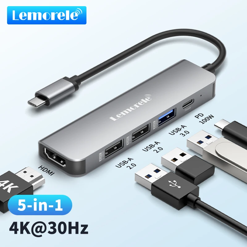 Hub USB-C HDMI 4K 30 Hz para MacBook Air e iPad