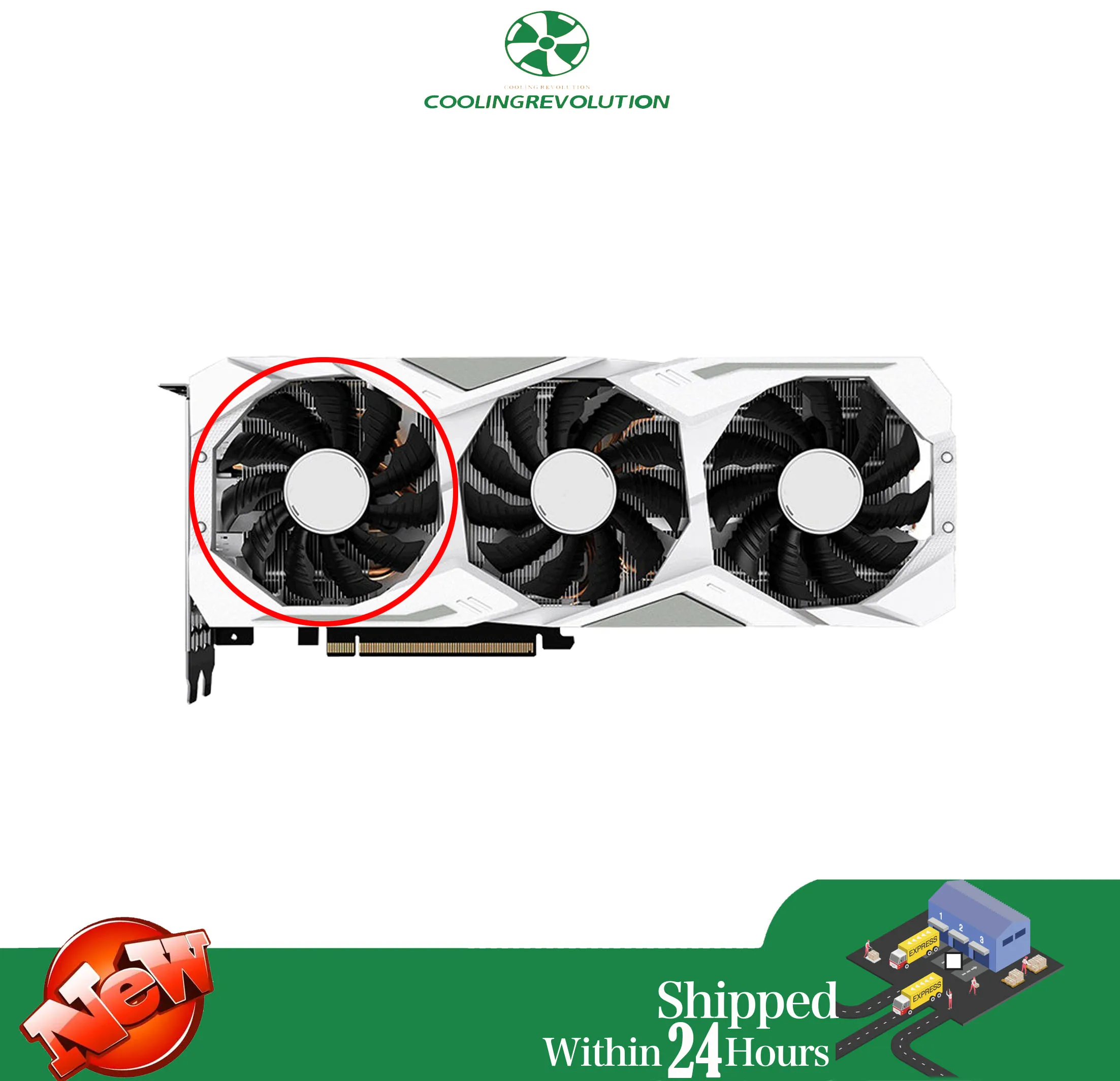 Parte trasera del ventilador