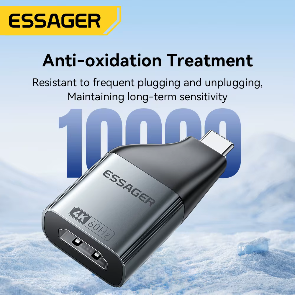 Essager Adaptador USB-C a HDMI 8K 60Hz – 4K 120Hz para MacBook - imagen 4