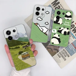 Funda TPU Transparente Poco X6 Pro – Diseño Divertido Antigolpes