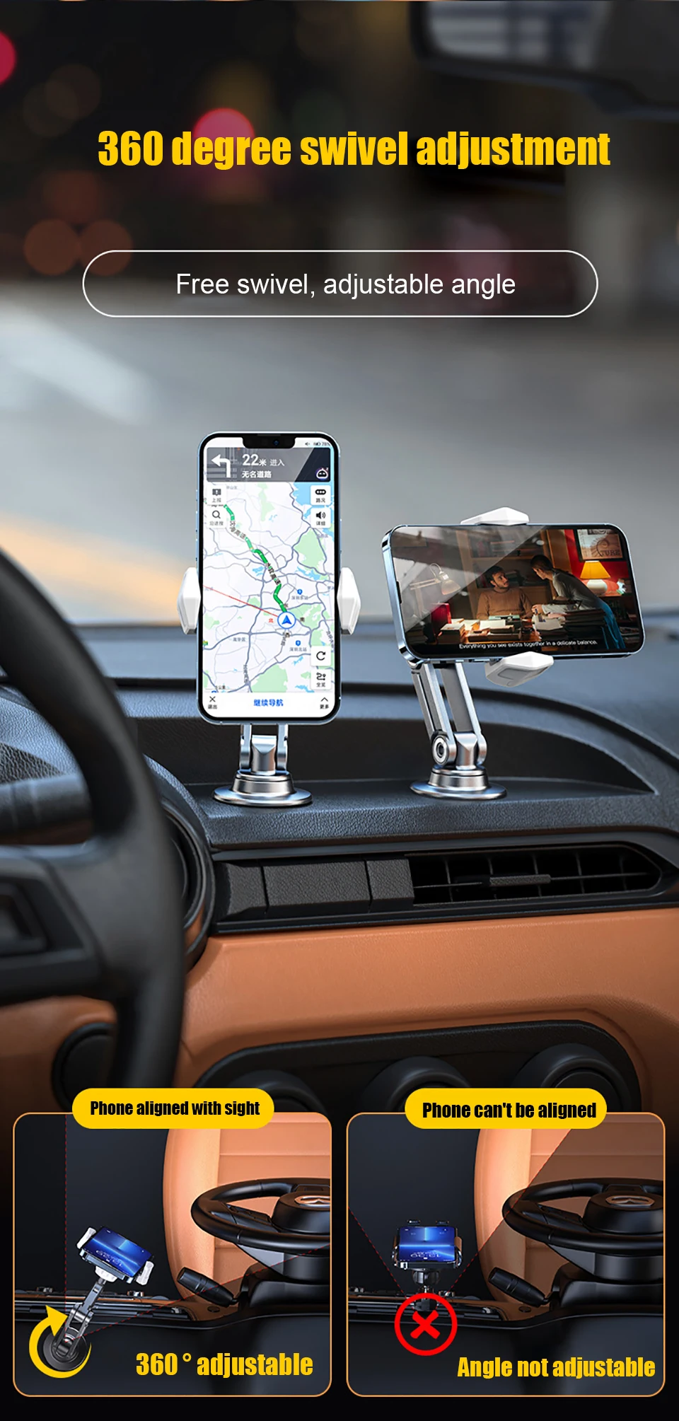 Detalle del mecanismo de rotación